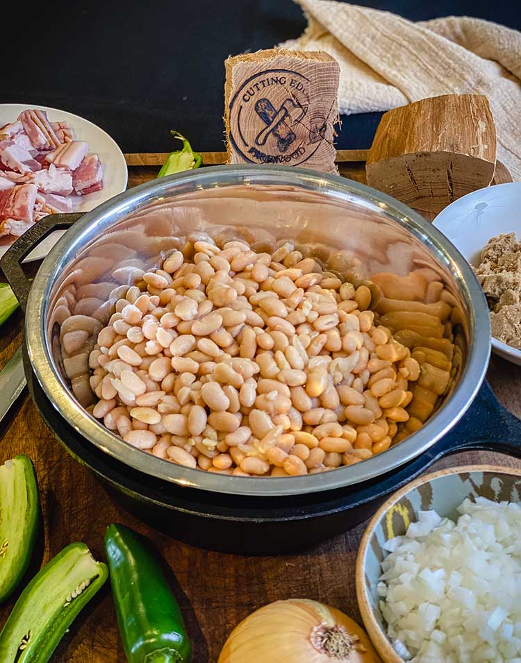 ingredients for smoked baked beans 