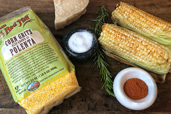 spicy sweet corn polenta ingredients