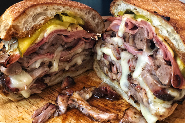 Cuban sandwich cross-section
