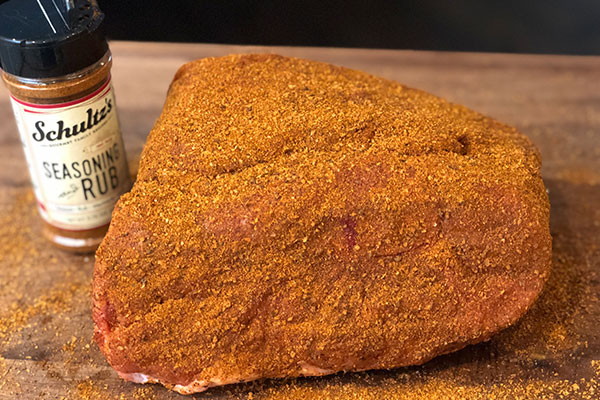 mustard crusted pork shoulder