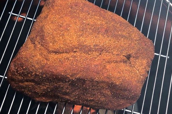 mustard crusted pork shoulder