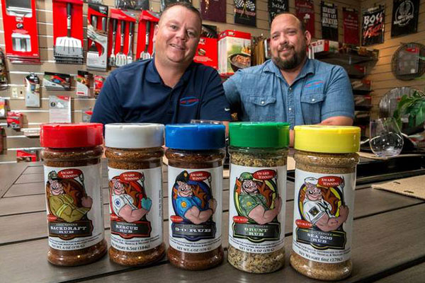 Founders of Code 3 Spices with Products