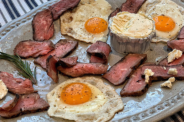 steak and eggs breakfast recipe