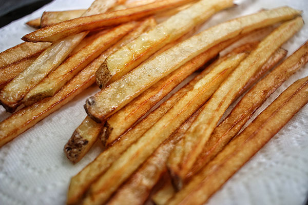 french fries for bbq sandwich