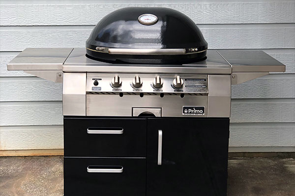 vægt design Blåt mærke Cooker Review: Primo Oval G 420C Ceramic Gas Grill Review | Grillseeker