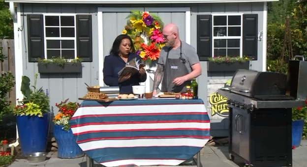 Matt in Virginia, demonstrating recipes from his book