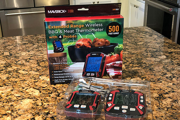 Maverick XR50 Remote BBQ & Smoker Thermometer with packaging