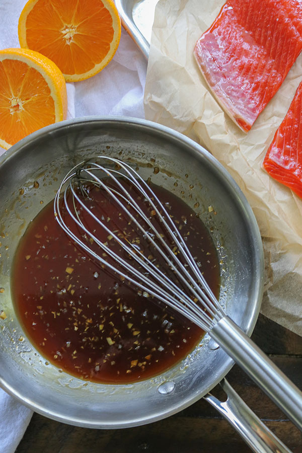sweet and sour glaze for grilled salmon