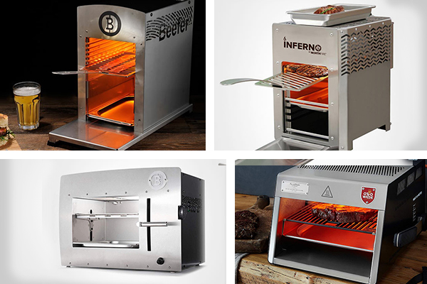 Infrared Grill Showdown featuring the Beefer, the Inferno, the Otto Wilde, and the Beefer XL