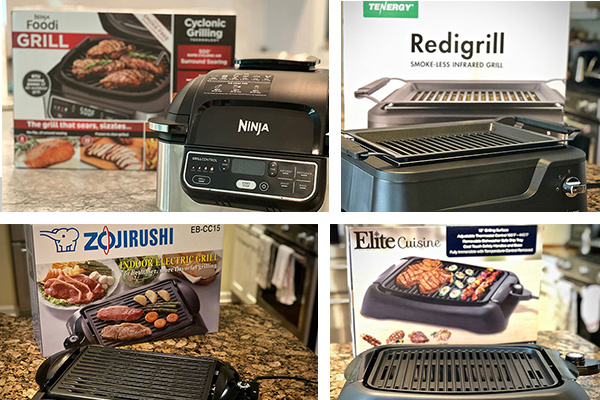 Electric grill round up with four grills