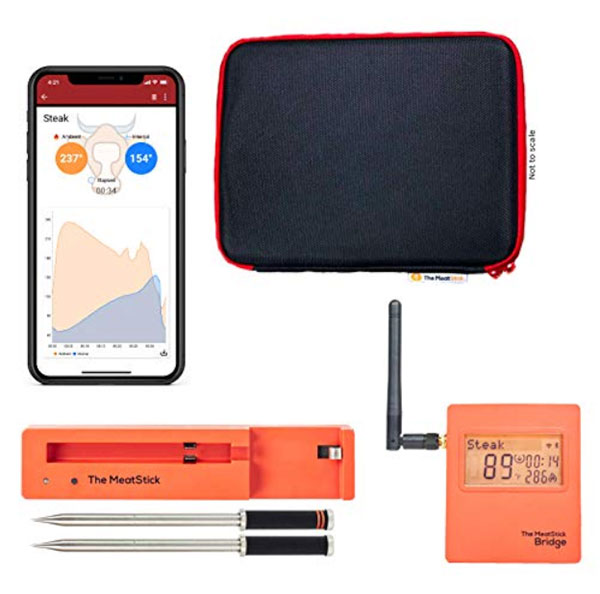 MeatStick 4 WiFi Kit  Unlimited Range Wireless Meat Thermometer