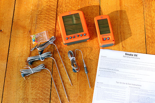 ThermoWorks Smoke X4 leave-in thermometer with probes