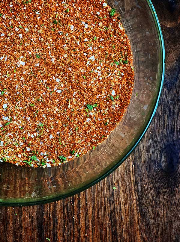 Spice Rub for Grilled Argentinian Shrimp with Fettuccine