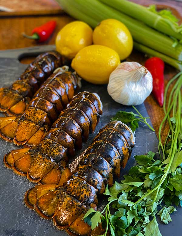 ingredients for Lobster and Chorizo Stuffing