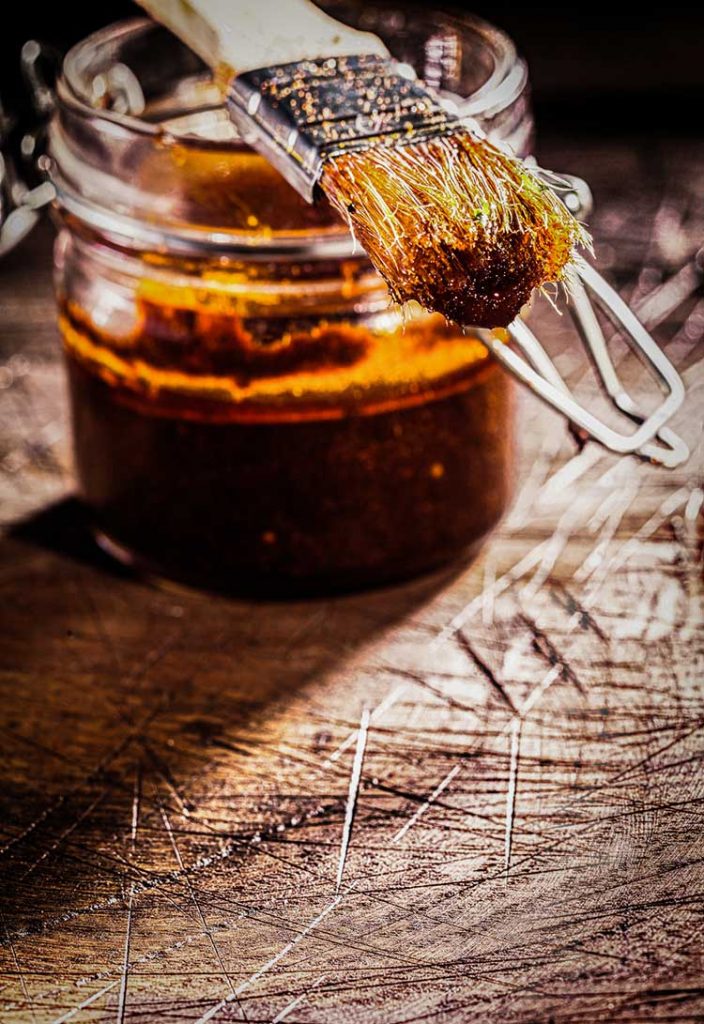 ribs with homemade kansas city barbecue sauce