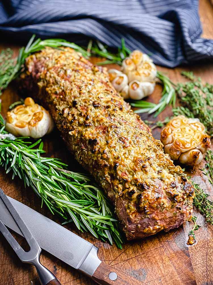 meat resting on a cutting board