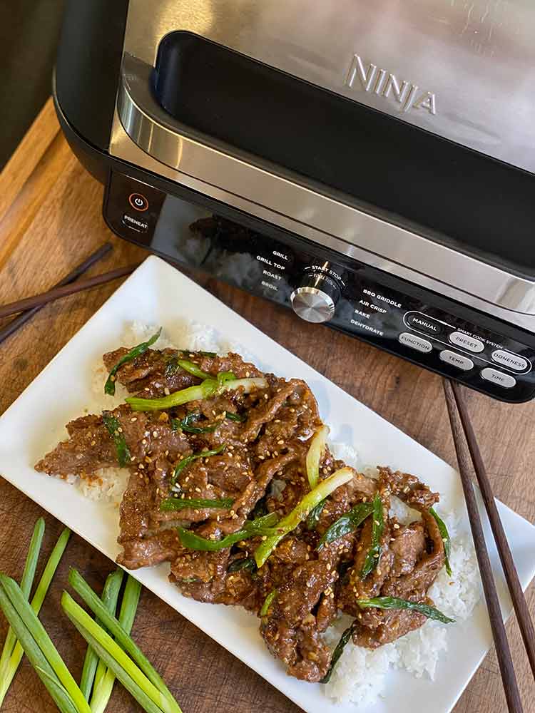 GRILLED STEAK NINJA FOODI PRO XL GRILL AND GRIDDLE!