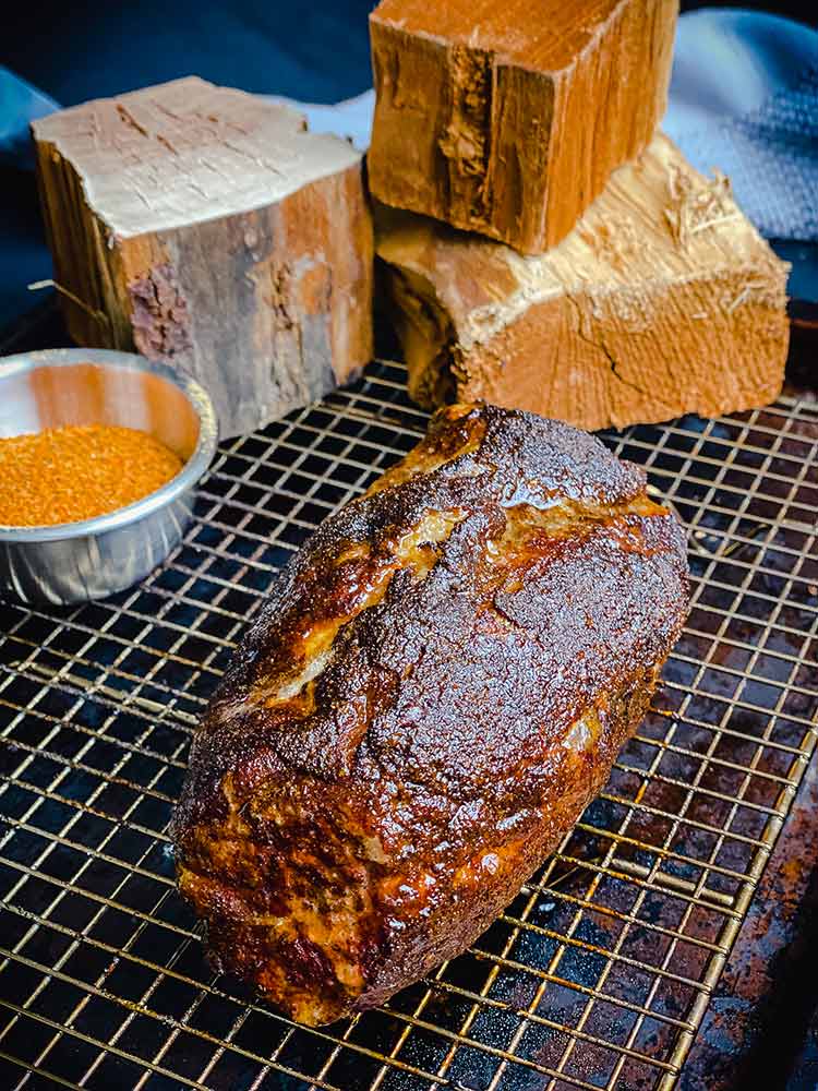 coppa resting after being smoked