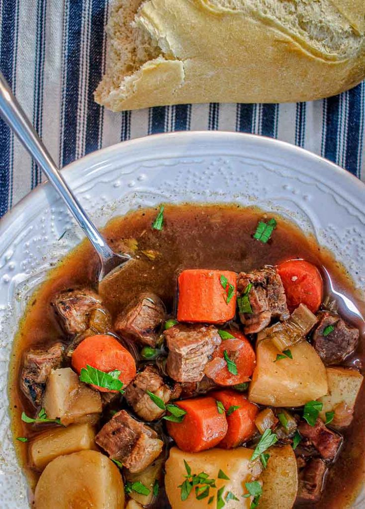 comfort food like beef stew