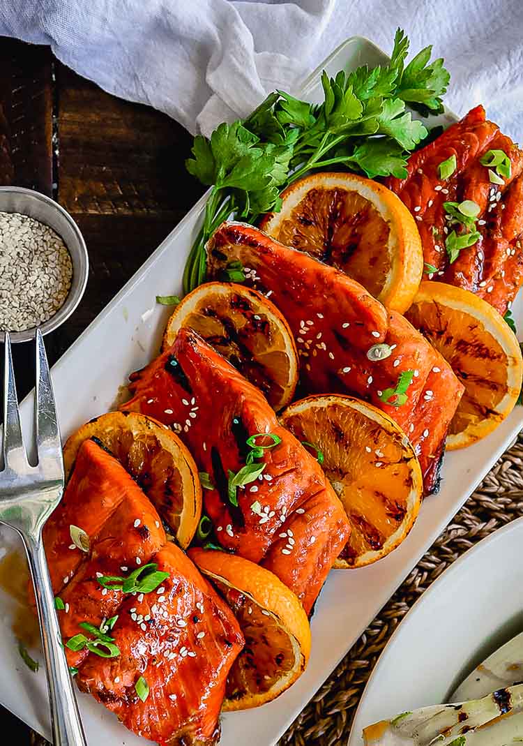 sweet n sour salmon ready to serve