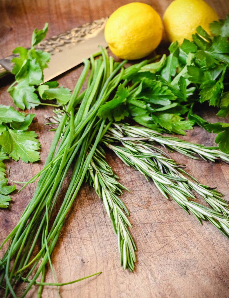 herbs used for compound butter for steak