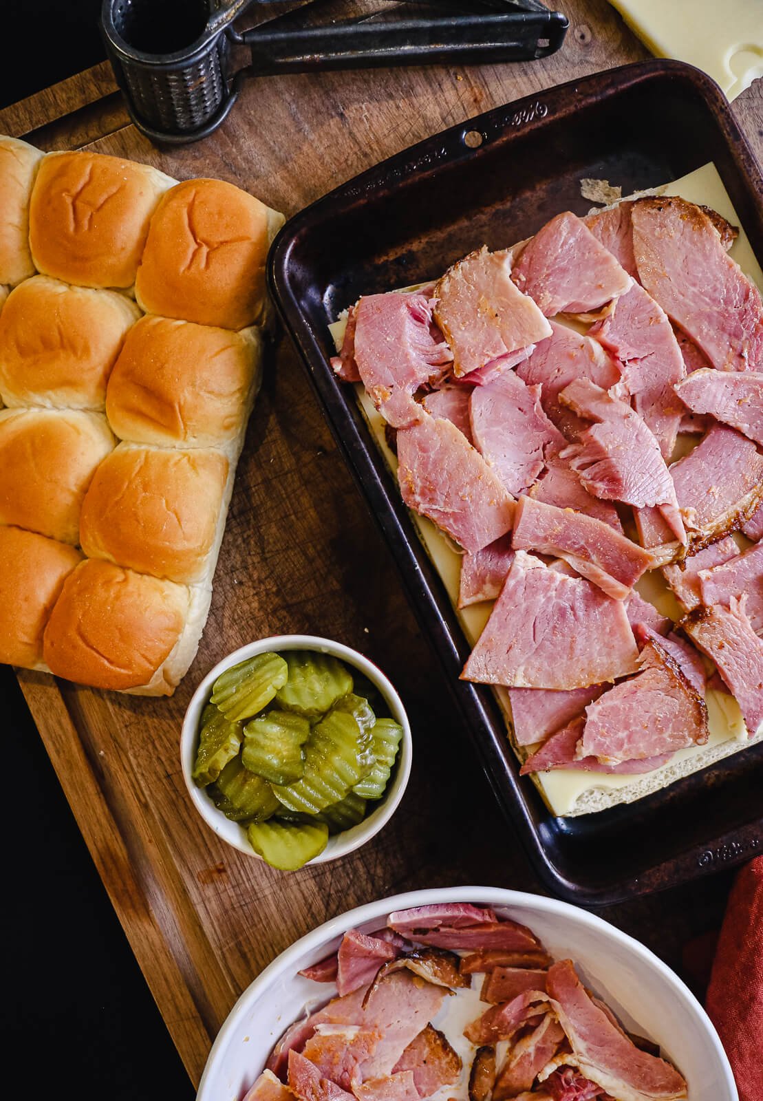 Ham and Cheese Sliders (w/ Dijon Butter Sauce) Grill Outdoor Recipes