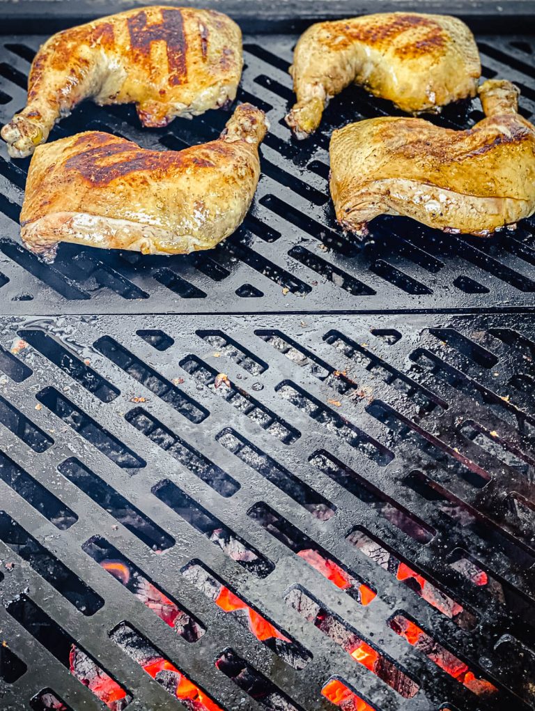 How To Grill Chicken Quarters Outdoor Recipes Grillseeker