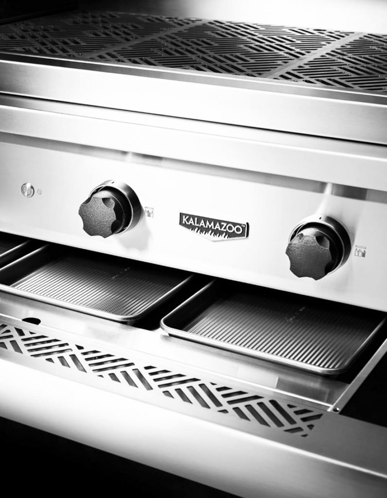 gas grill head clean out drawer