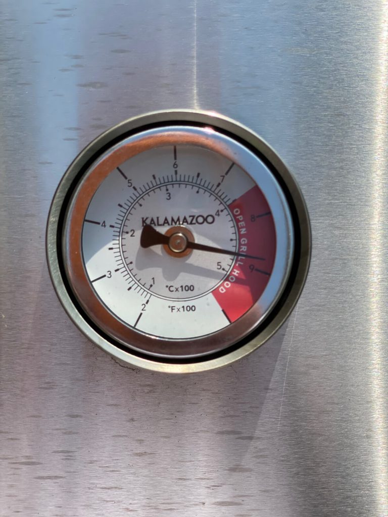 kalamazoo gas grill head max temperature setting