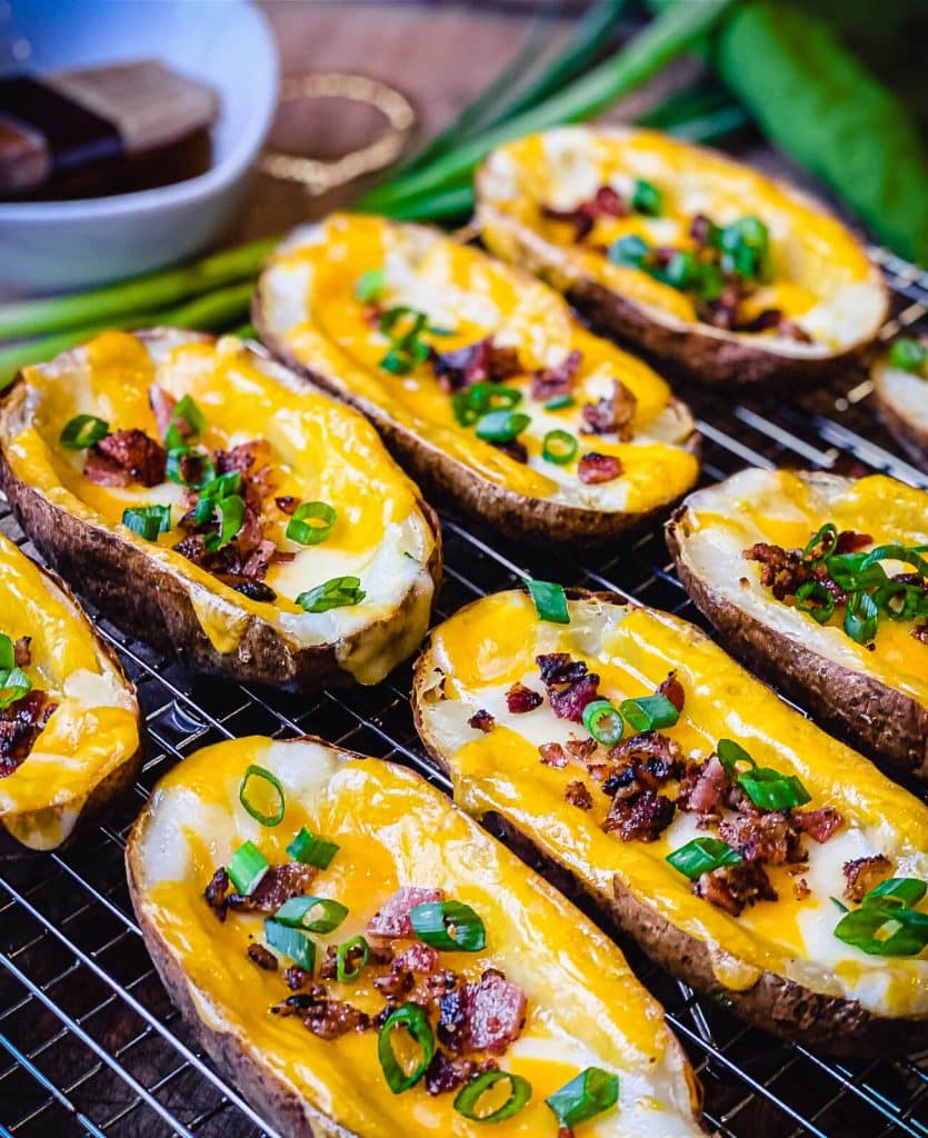 loaded baked potato skins