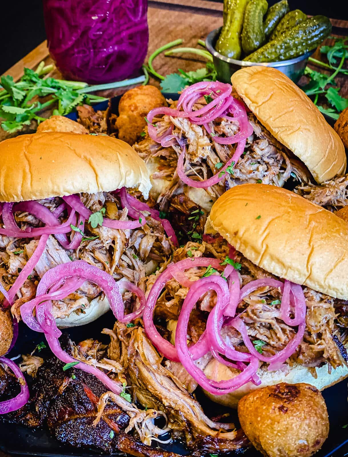 pulled pork sandwiches