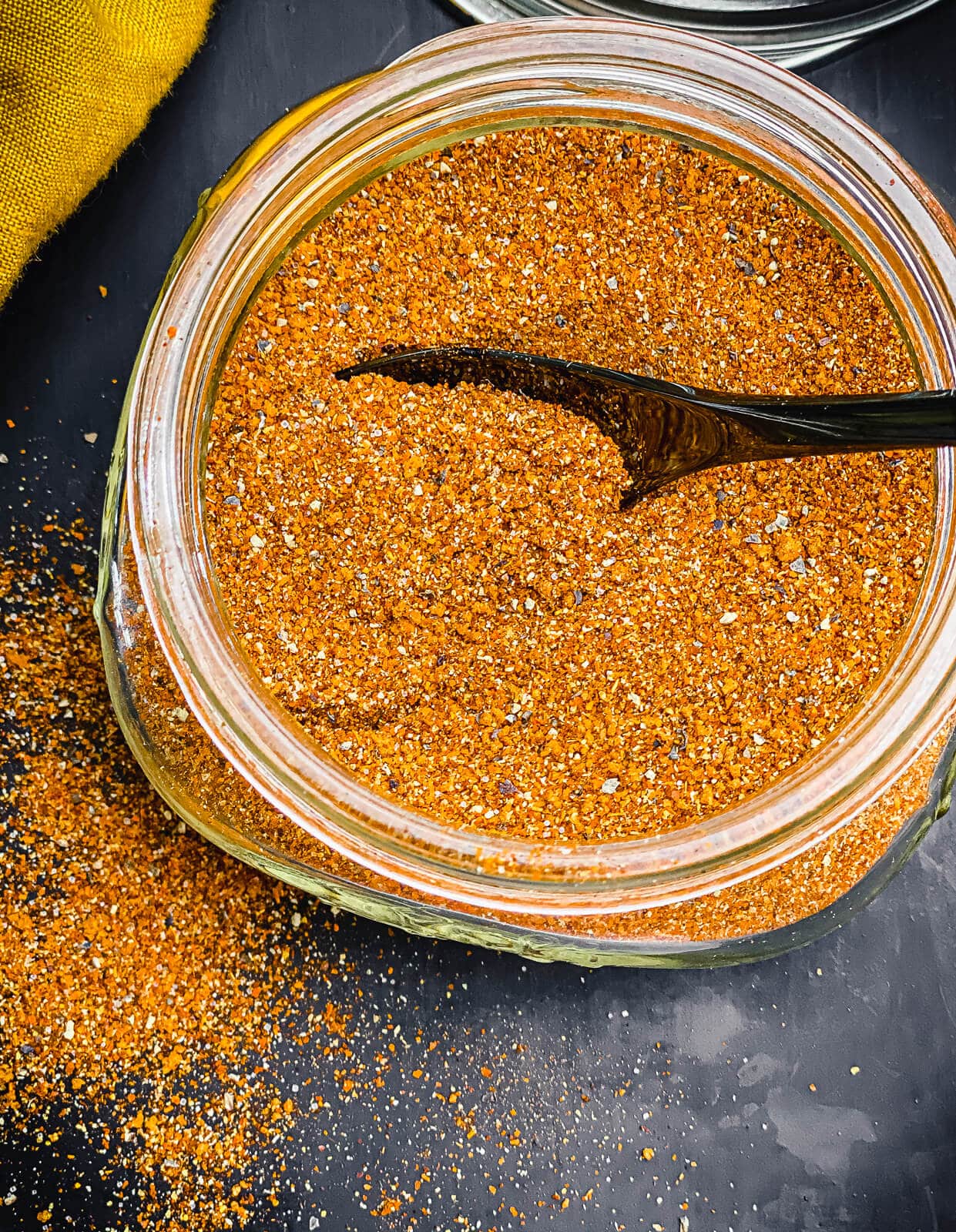 jar filled with Nashville hot seasoning