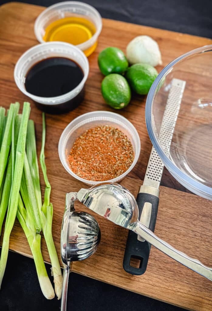 Ingredients for Peruvian chicken marinade