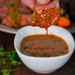 bandito butter dripping off of a piece of steak